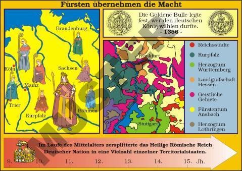 Einzeltransparent Fürsten übernehmen die Macht