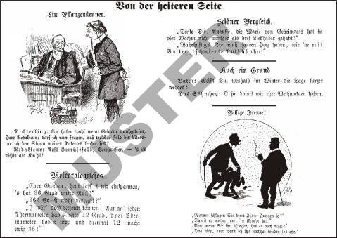 Einzetransparent Geschichte einmal anders