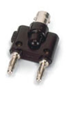 Adapter BNC-Buchse /4-mm-Stecker
