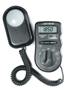 Luxmeter, digital, 200...50000 Lux