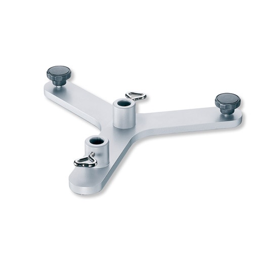 Stativfuß 150 mm zur Aufnahme von 2 Stativstäben