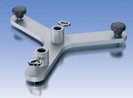 Stativfuß 185 mm zur Aufnahme von 2 Stativstäben