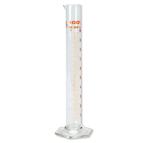 Messzylinder, 100 ml, aus Duranglas