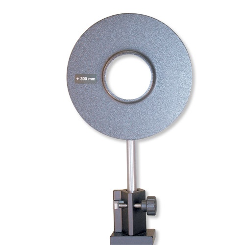 Sammellinse auf Stiel f = +200 mm