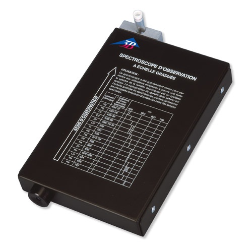 Handspektroskop im Metallgehäuse