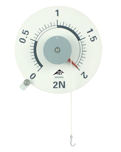 Kraftmesser mit runder Skala, 2N
