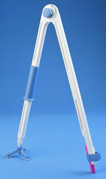 Präzisionszirkel, -PRÄZISO-, Dreifuß mit Saugern