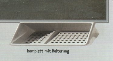 Schwamm und Kreideablage, für Tafelmontage