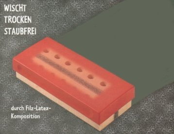 DustMaster, Trockenschwamm Latex-Filz Kombination, magnetisch