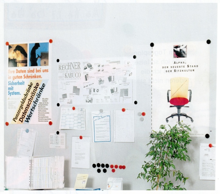 magnetowand®, magnethafte Wände herstellen Set für 1 qm (4 Platten )