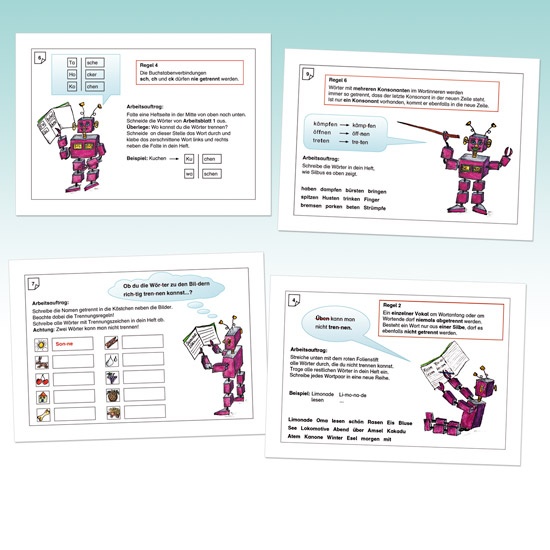 Rechtschreibtrainer – Rich-tig tren-nen--