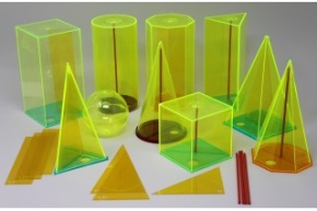 Satz aus 10 Geo - Füllkörper mit Mittelachsen