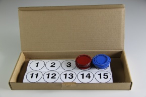 Hunderterfeld, auf Magnetfolie