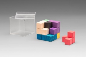 SOMA-Würfel, 6x6x6 cm aus RE-WOOD