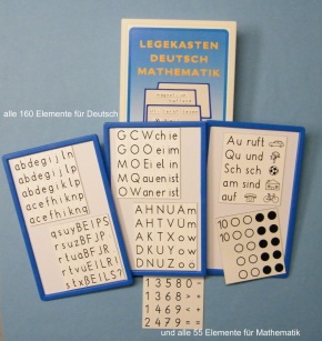 Legekasten Deutsch-Mathematik, magnetisch