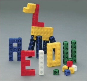 Systemsteckwürfel, 100 Stück weiß