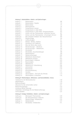 Wetter - Werkstatt 3.-4. Schuljahr