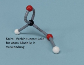 Atom-Modelle Kohlenstoff vierwertig, schwarz