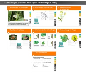 Interaktive Tafelbilder Schädlinge und Nützlinge tabletfähig, Schullizenz