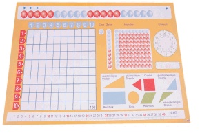 Übungsunterlage Deutsch-Mathe, doppelseitig, SAS u. Druckschrift