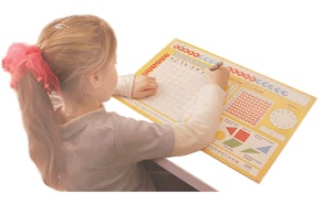 Übungsunterlage Deutsch-Mathe, doppelseitig, SAS u. Druckschrift