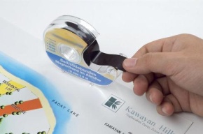 Magnetband, selbstklebend, im Abroller 5m, 19 mm breit