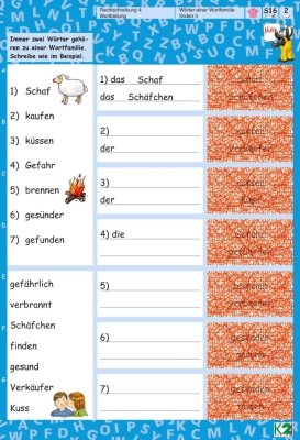 Max Lernkarten  Rechtschreibung 4