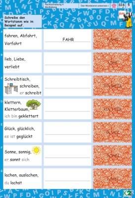 Max Lernkarten  Rechtschreibung 4