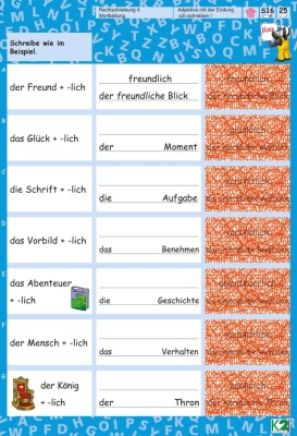 Max Lernkarten  Rechtschreibung 4