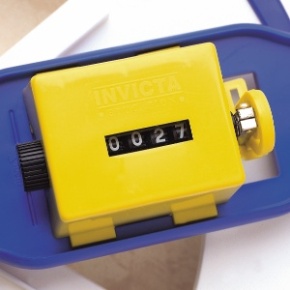 Strecken-Meßrad, Schul-Rolltacho mit Zählwerk