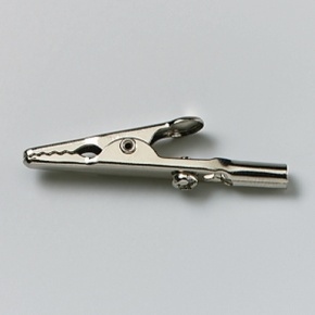 Abgreifklemmen, blank, 10 Stück