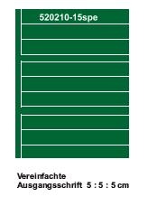 Tafelfolie zum Selbstaufziehen, Vereinfachte Ausgangsschrift VA