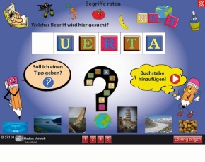 Interaktives Tafelbild: Rätsel rund um Europa