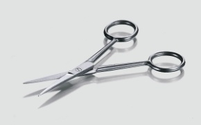 Mikroskopierschere, spitz, rostfrei