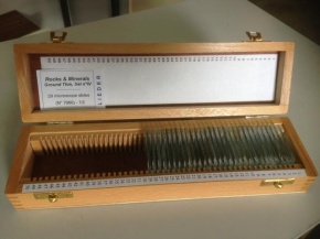 Gesteinsdünnschliffe Serie IV, 29 Dauerpräparate, mit interaktiver CD