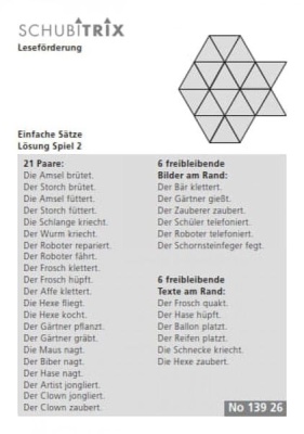 SCHUBITRIX Leseförderung - Einfache Sätze