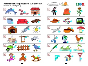 mini-Lük Heft Richtig sprechen SCH