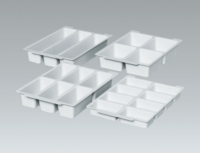 Einsatz, mit 6 Fächern (Facheinsätze)