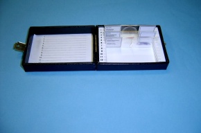 Präparatekasten für 12 Präparate. Standardausführung