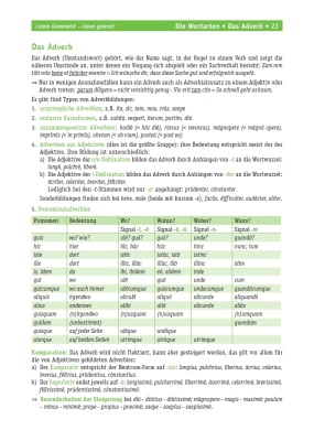 Latein Grammatik clever gelernt, Arbeitsheft