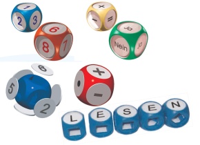 Multi-Würfel, blau, 20 Stück im Beutel