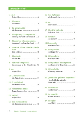 Spanisch Grammatik clever gelernt, ab Klasse 5, Arbeitsheft