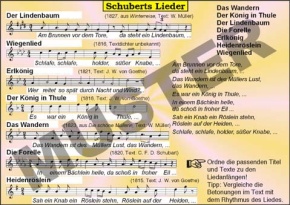 Transparentsatz Franz Schubert