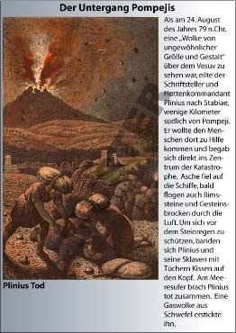 Transparentsatz Vulkane