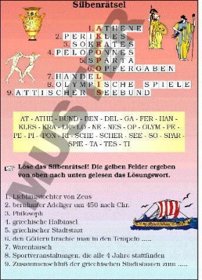 Einzeltransparent Das antike Griechenland