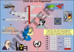 Einzeltransparent 1945 bis zur Gegenwart