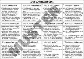 Transparentsatz Rätselspiele Deutschland