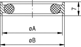 Außenzentrierring DN 10/16 KF, Aluminium