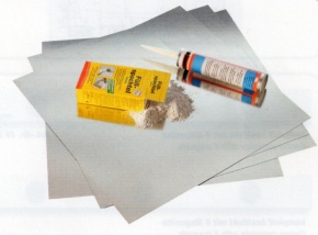 magnetowand®, magnethafte Wände herstellen Set für 1 qm (4 Platten )